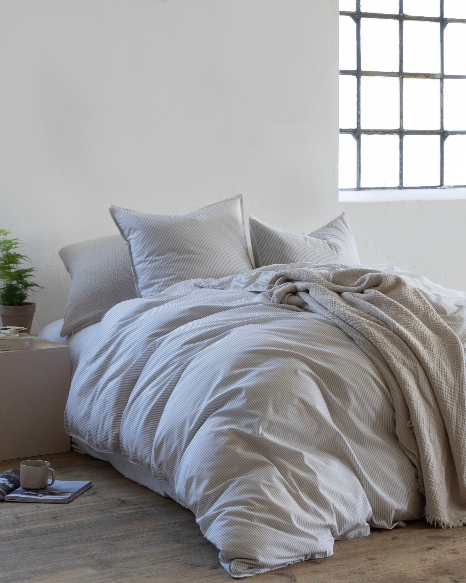 CILLE Beige Sengetøj