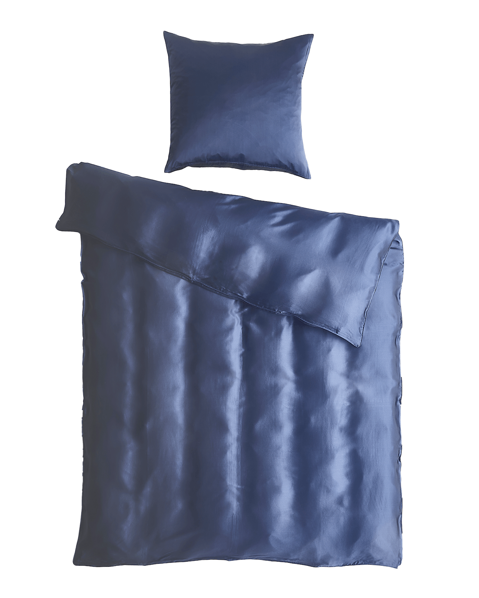 Blåt Sengetøj Butterfly Silk of Copenhagen