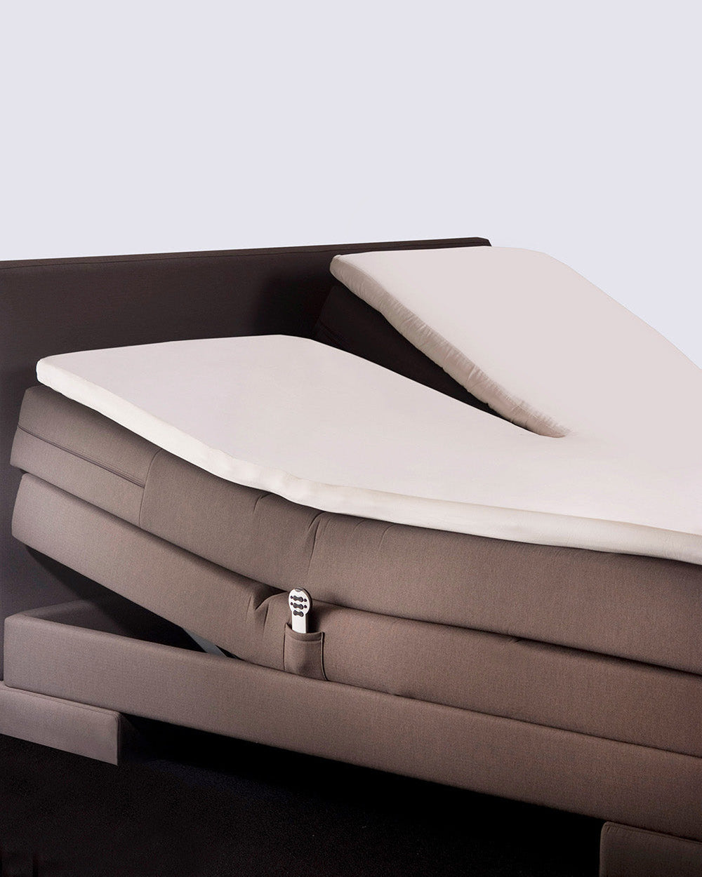 Hvidt Percale Kuvertlagen U-SPLIT 90 cm