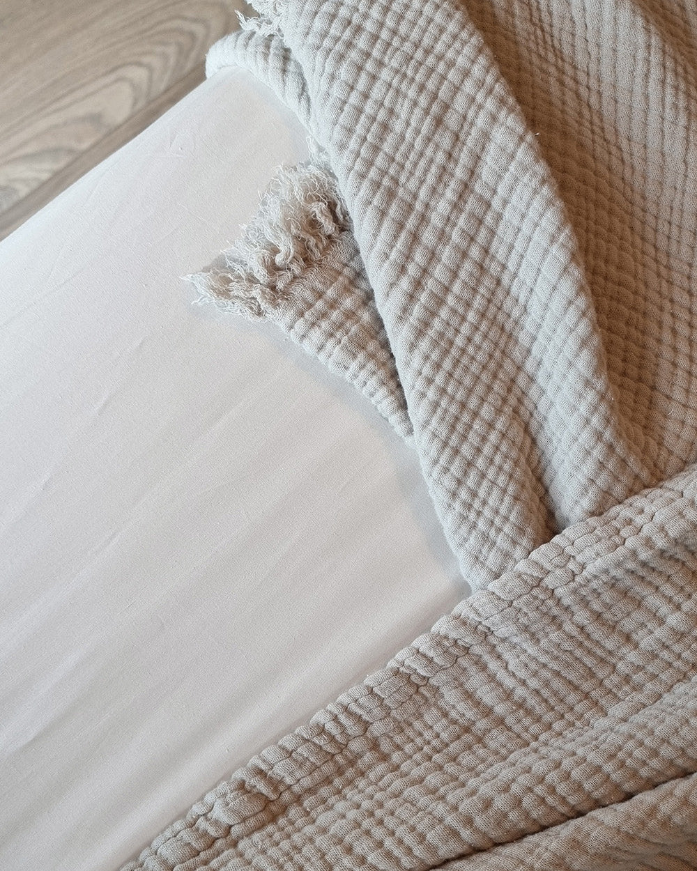 Hvidt Percale Kuvertlagen