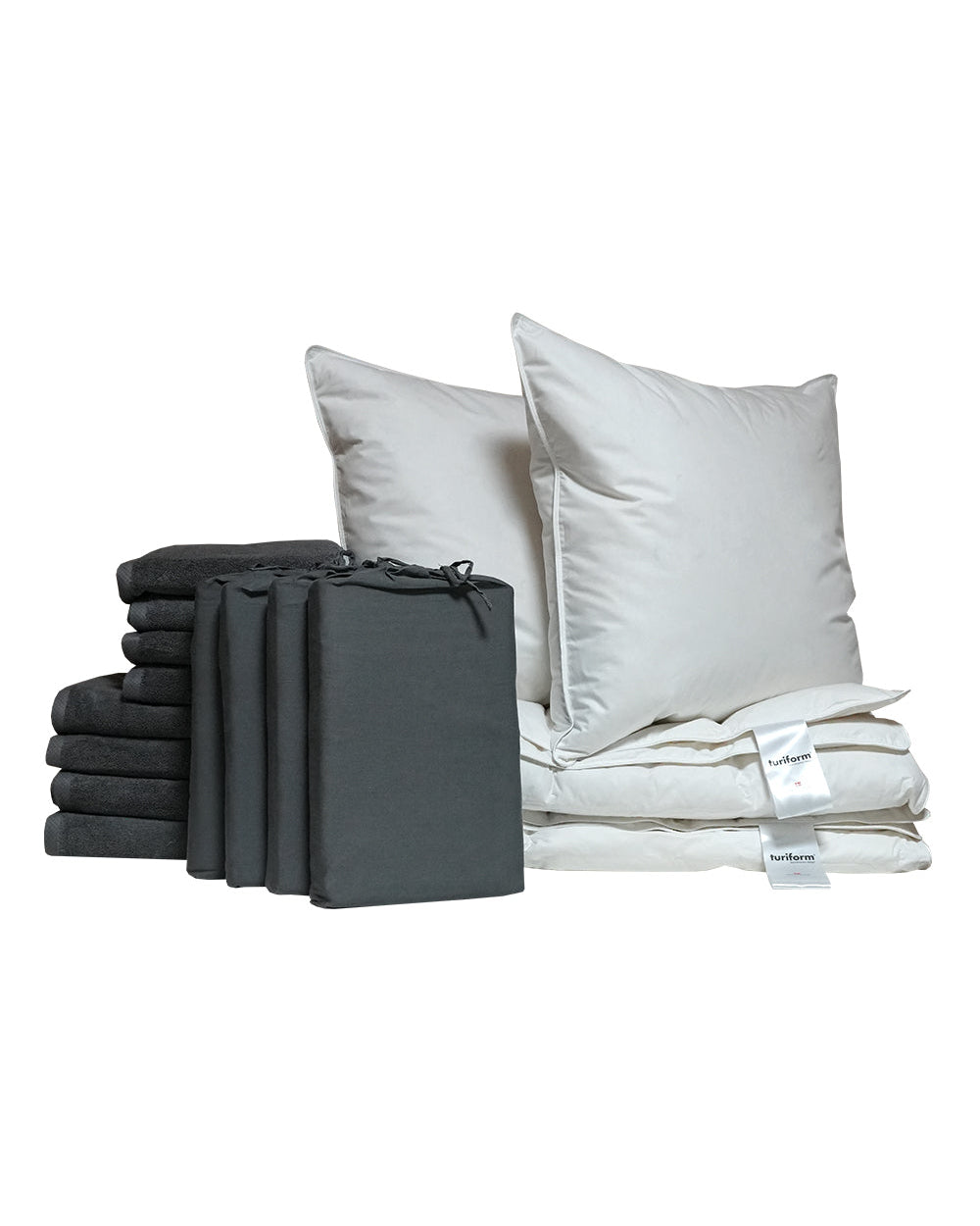 Grå Blød Startpakke – 2 personer – 140x220 cm