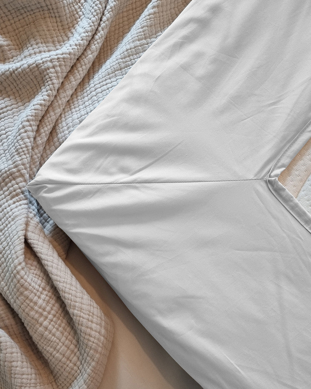 Hvidt Percale Kuvertlagen
