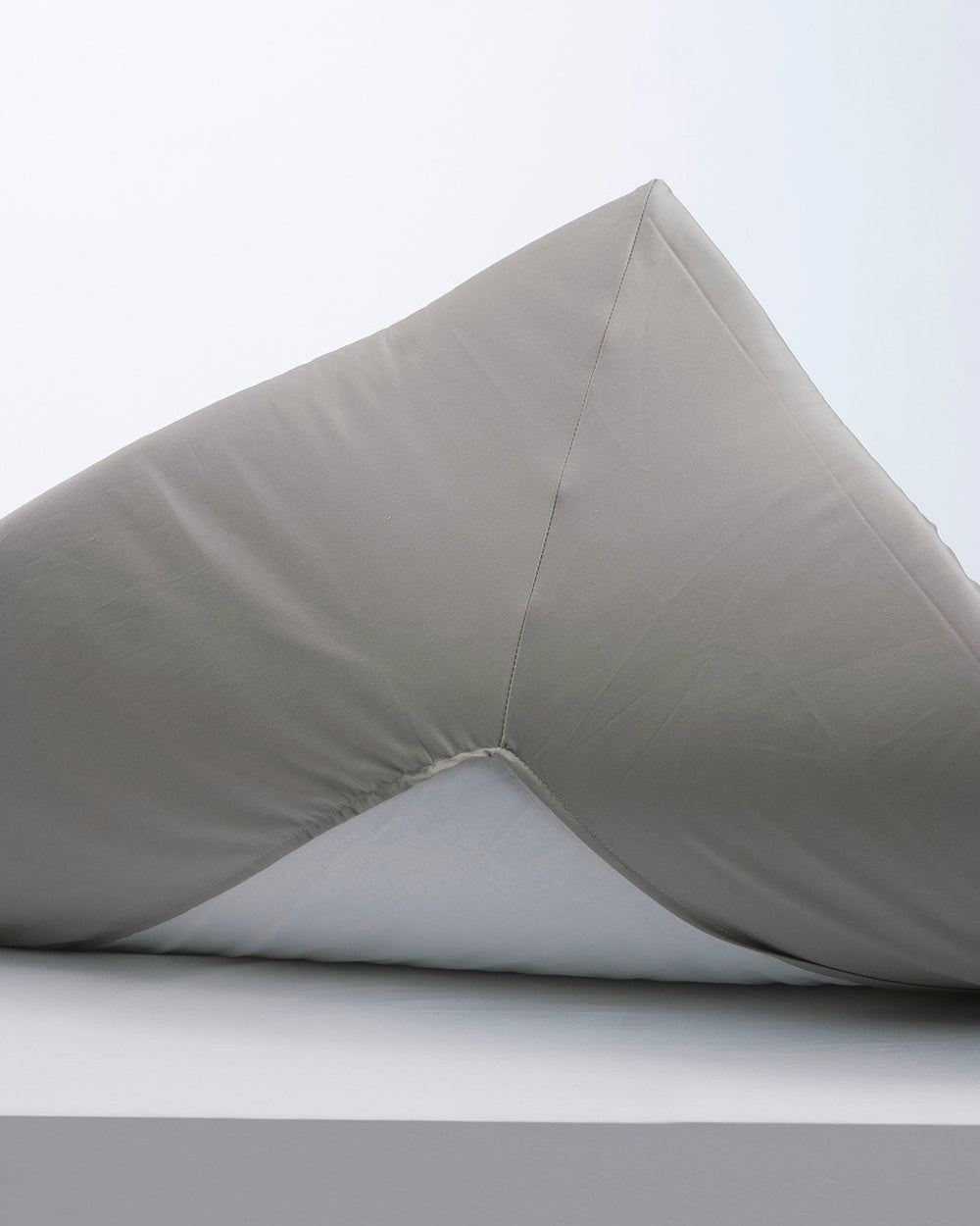 Gråt Percale Faconlagen